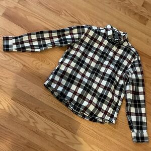 Eddie Bauer Flannel Plaid Shirt Classic Fit long sleeve winter medium NWOT